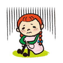 Cute twin sisters sticker #3913553