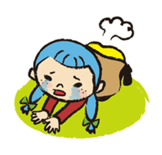 Cute twin sisters sticker #3913560