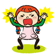 Cute twin sisters sticker #3913564