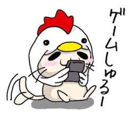 cat in costume sticker #3913932