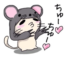 cat in costume sticker #3913949