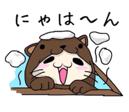 cat in costume sticker #3913959