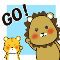 Tiger&Lion sticker #3914134
