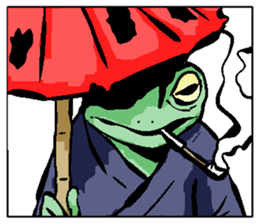 Shibui Frog sticker #3914808