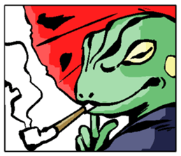 Shibui Frog sticker #3914809