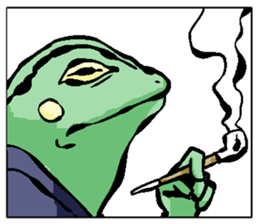 Shibui Frog sticker #3914810