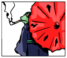 Shibui Frog sticker #3914815