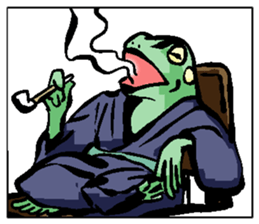 Shibui Frog sticker #3914816