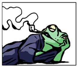 Shibui Frog sticker #3914818