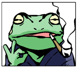 Shibui Frog sticker #3914819