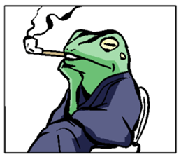 Shibui Frog sticker #3914824