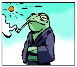 Shibui Frog sticker #3914828