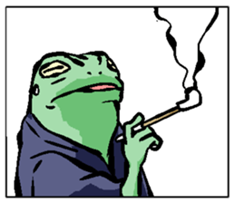 Shibui Frog sticker #3914834