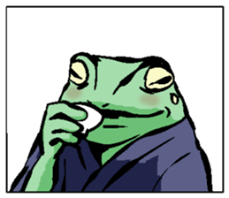 Shibui Frog sticker #3914835