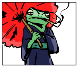 Shibui Frog sticker #3914836