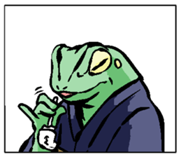 Shibui Frog sticker #3914839