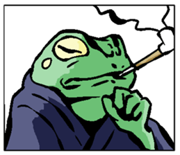 Shibui Frog sticker #3914840