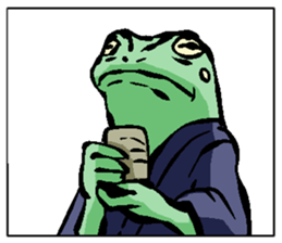 Shibui Frog sticker #3914843
