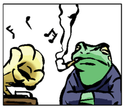 Shibui Frog sticker #3914846