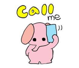 pink and tippi daily life sticker #3915049