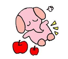 pink and tippi daily life sticker #3915065