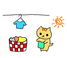 pink and tippi daily life sticker #3915074