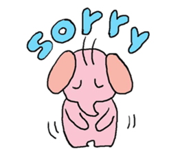 pink and tippi daily life sticker #3915075