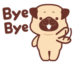 Ranran of the pug(part2) sticker #3915087