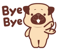 Ranran of the pug(part2) sticker #3915087