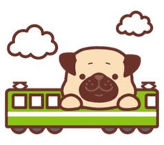 Ranran of the pug(part2) sticker #3915088