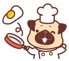 Ranran of the pug(part2) sticker #3915093