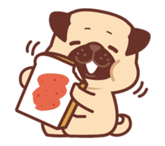 Ranran of the pug(part2) sticker #3915095