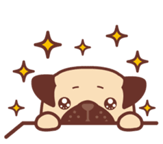 Ranran of the pug(part2) sticker #3915098