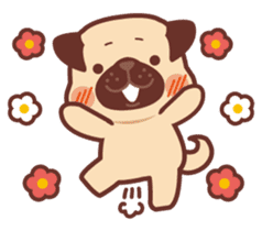 Ranran of the pug(part2) sticker #3915101