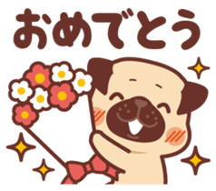 Ranran of the pug(part2) sticker #3915102