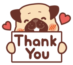 Ranran of the pug(part2) sticker #3915104