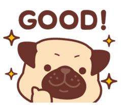 Ranran of the pug(part2) sticker #3915106