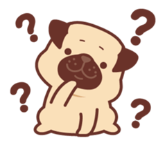 Ranran of the pug(part2) sticker #3915107