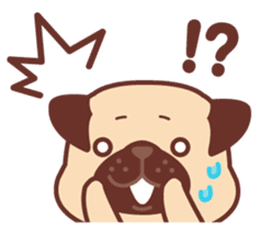 Ranran of the pug(part2) sticker #3915111