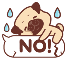 Ranran of the pug(part2) sticker #3915115