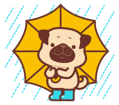 Ranran of the pug(part2) sticker #3915116