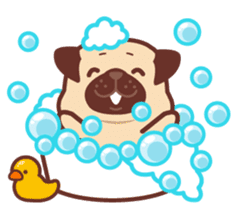 Ranran of the pug(part2) sticker #3915118