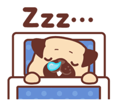 Ranran of the pug(part2) sticker #3915120