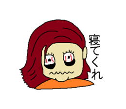 Woman say the real intention 2 sticker #3915409