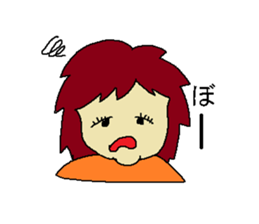 Woman say the real intention 2 sticker #3915421