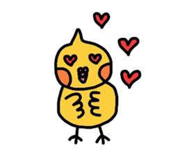 mikan is cockatiel sticker #3915545