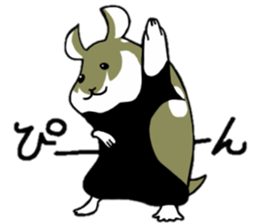 Black-bellied Hamster sticker #3915688