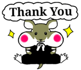 Black-bellied Hamster sticker #3915690