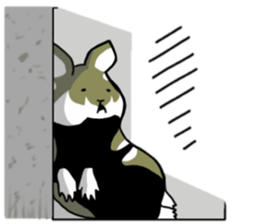 Black-bellied Hamster sticker #3915706