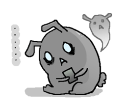 Friend of rabbits in the mobile sticker #3916012